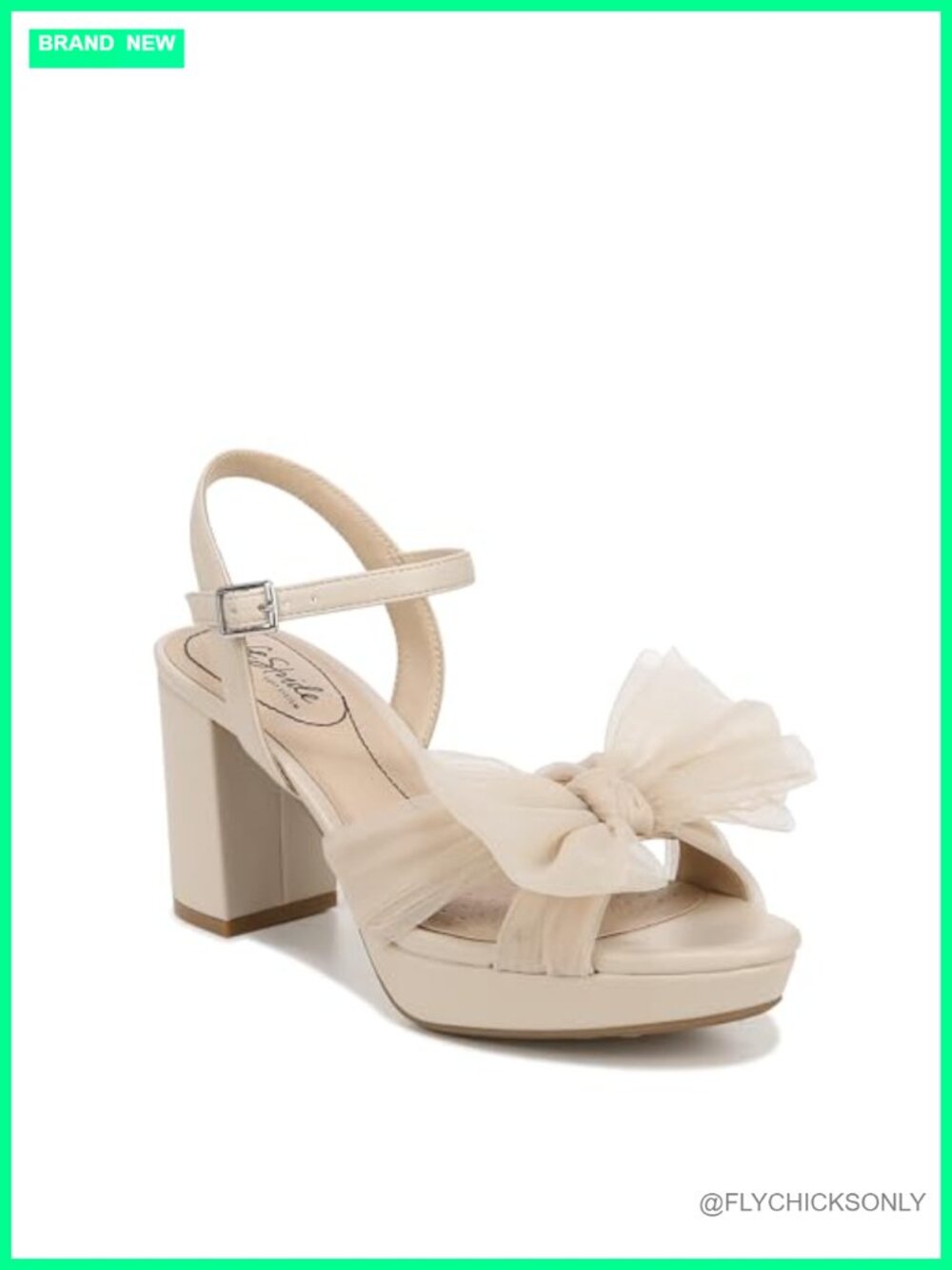 LifeStride Last Dance Dress Sandal Faux Leather Block Heel Ankle Strap